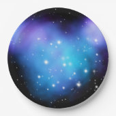 Galaxy Starlight Space Clouds Pappteller (Vorderseite)