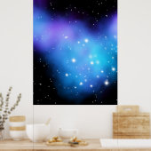 Galaxy Starlight Space Clouds Poster (Küche)