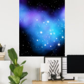Galaxy Starlight Space Clouds Poster (Heimbüro)