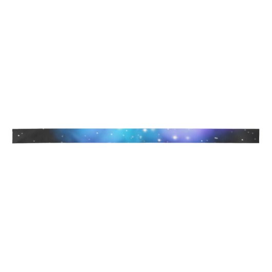 Galaxy Starlight Space Clouds Satinband (Vorderseite)