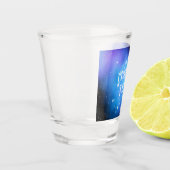 Galaxy Starlight Space Clouds Schnapsglas (Links)