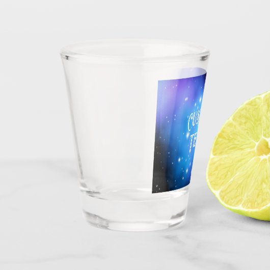 Galaxy Starlight Space Clouds Schnapsglas (Links)
