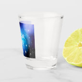 Galaxy Starlight Space Clouds Schnapsglas (Rechts)