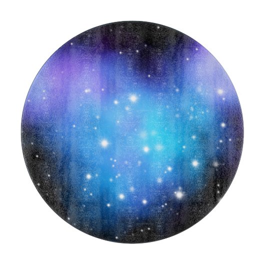 Galaxy Starlight Space Clouds Schneidebrett (Vorderseite)