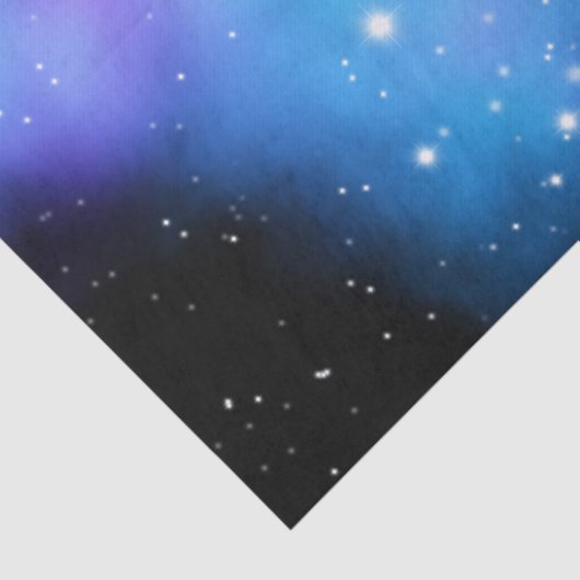 Galaxy Starlight Space Clouds Seidenpapier (Ausschnitt)