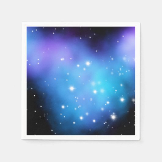 Galaxy Starlight Space Clouds Serviette (Vorderseite)