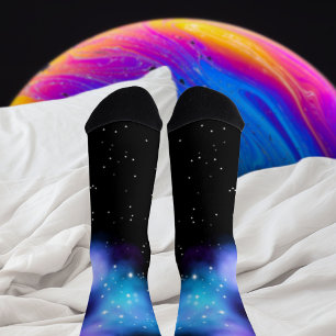 Galaxy Starlight Space Clouds Socken