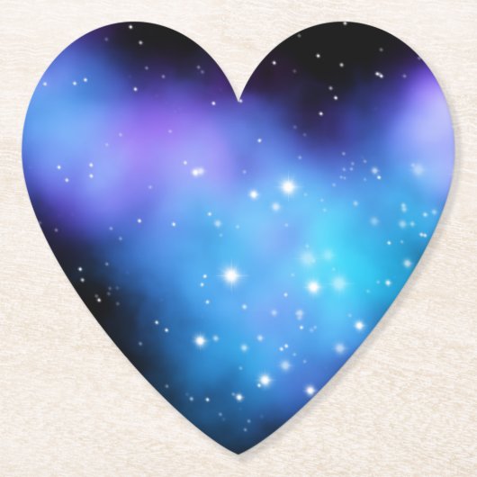 Galaxy Starlight Space Clouds Untersetzer (Vorderseite)