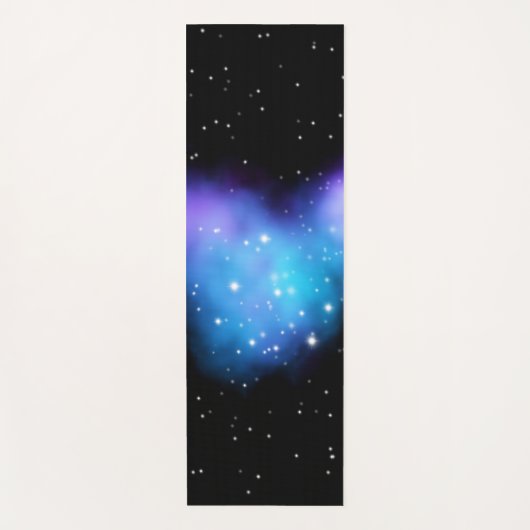 Galaxy Starlight Space Clouds Yogamatte (Vorderseite)