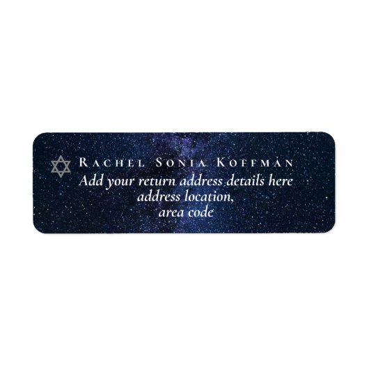 Galaxy Starry Night BAT/BAR MITZVAH Starry Night (Vorne)