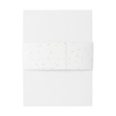 Galaxy Starry Night Celestial Lila Goldhochzeit Einladungsbanderole (Rückseitenbeispiel)