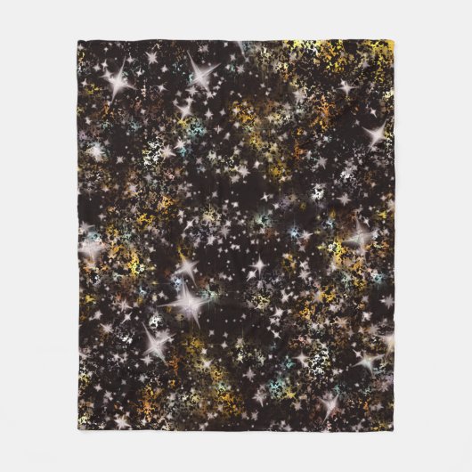 Galaxy Starry Night Fleecedecke (Vorderseite)