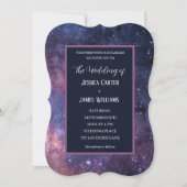 Galaxy Starry Night Outer Space Universe Stars Einladung (Vorderseite)