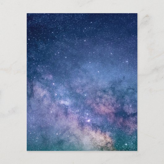 Galaxy Starry Night Outer Space Universe Wedding (Rückseite)