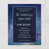 Galaxy Starry Night Outer Space Universe Wedding (Vorderseite)