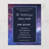 Galaxy Starry Night Outer Space Universe Wedding (Vorderseite)