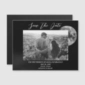 Galaxy Starry Night Stars Sky Wedding Moon Magnet (Vorne/Hinten)