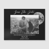 Galaxy Starry Night Stars Sky Wedding Moon Magnet (Vorderseite)