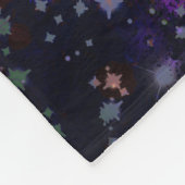 Galaxy Starry Night Throw Blanket - Kosmisches Sta Fleecedecke (Ecke)