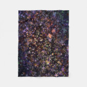 Galaxy Starry Night Throw Blanket - Kosmisches Sta Fleecedecke (Vorderseite)