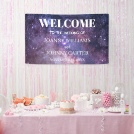 Galaxy Starry Night Universe Neula Wedding Banner