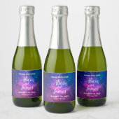 Galaxy Stars Gastgeschenk Hochzeit Schaumweinetikett (Flaschen)