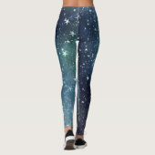 Galaxy Stars Night Sky Leggings (Rückseite)