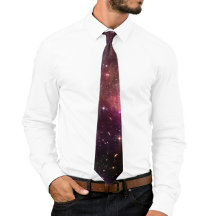 Galaxy Stars Nightsky Milky Way Space Neck Tie