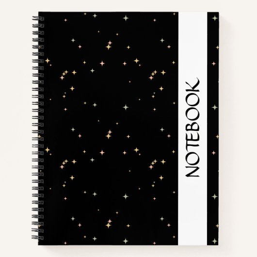Galaxy-Stars-Notebook Notizblock (Vorderseite)