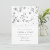 Galaxy Stars | Paardusche Einladung (Stehend Vorderseite)