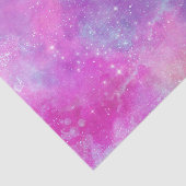 Galaxy Stars Rosa Seidenpapier (Ausschnitt)