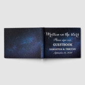 Galaxy Stars Starry Night Celestial Wedding Gästebuch (Voll)