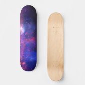 Galaxy Stars Universe Sky Blue Space Kosmic Skateb Skateboard (Vorderseite)