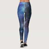 Galaxy Stars Universum Leggings (Rückseite)