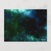 Galaxy startet aus dieser Welttournee-Einladung Postkarte (Rückseite)