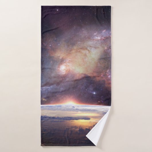 Galaxy Stern Unendlichkeit Kosmos dunkel Badehandtuch (Badehandtuch)