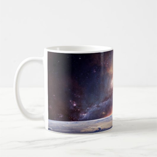 Galaxy Stern Unendlichkeit Kosmos dunkel Kaffeetasse (Links)
