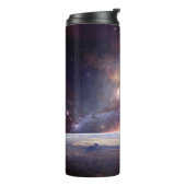 Galaxy Stern Unendlichkeit Kosmos dunkel Thermosbecher (Nach links gedreht)