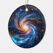Galaxy Sterne Heilende Kristallwelt Keramik Ornament (Links)