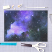 Galaxy-Sterne im Aquarellbereich Lila Seidenpapier (Handwerk)