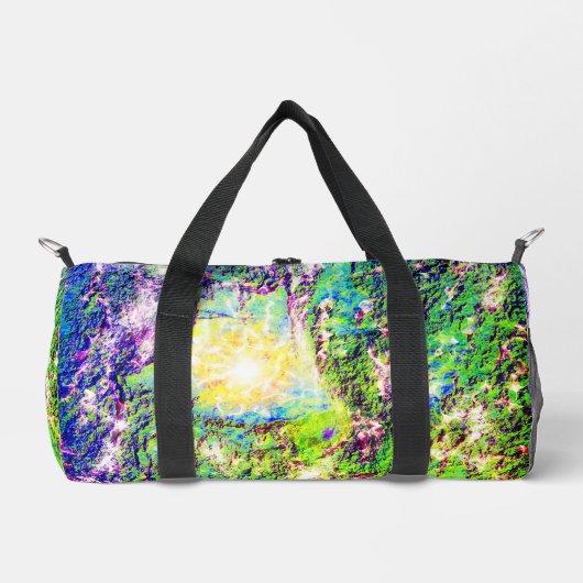 Galaxy-Sternenexplosion Duffle Bag (Vorderseite)