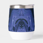 Galaxy Swirl Blauer Glitzer Abstraktes kosmisches (Links)