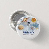 Galaxy-Taste für Weltraumraketen Button (Vorne & Hinten)