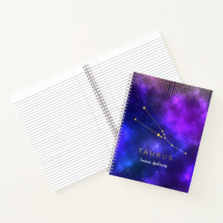 Galaxy Taurus Personalisiert Journal - Office Notizbuch