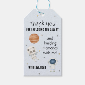 Galaxy-Themed Thank You Tag – Space Party Favor La Geschenkanhänger