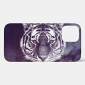 Galaxy Tiger Face Wallpaper Case-Mate iPhone Hülle (Rückseite (Horizontal))