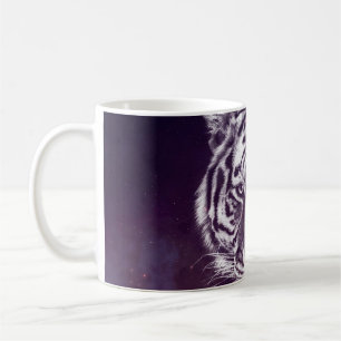 Galaxy Tiger Face Wallpaper Kaffeetasse
