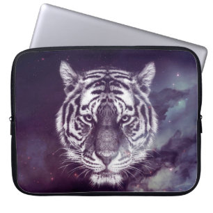 Galaxy Tiger Face Wallpaper Laptopschutzhülle