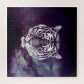 Galaxy Tiger Face Wallpaper Puzzle (Horizontal)