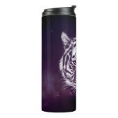 Galaxy Tiger Face Wallpaper Thermosbecher (Nach links gedreht)